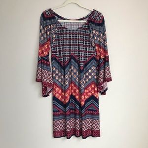 Boho Bell Sleeve Dress
